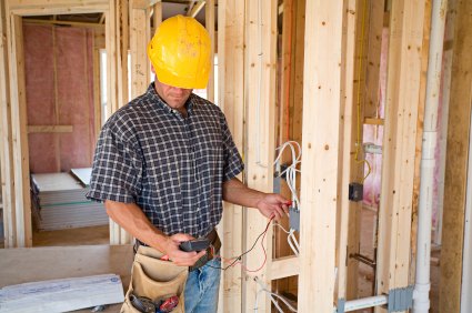 Wiring a new home by Ideal Service Pro LLC.